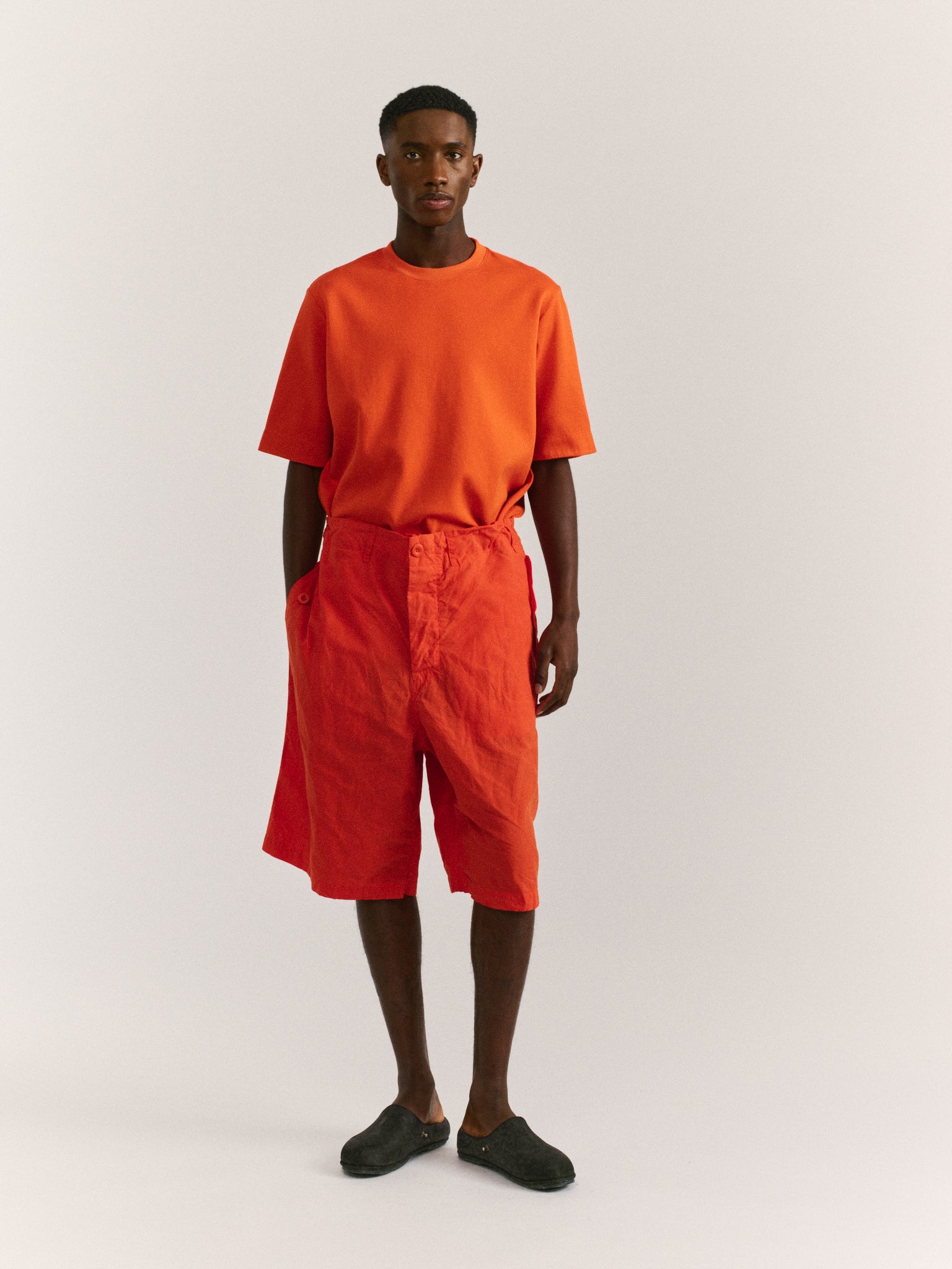 MAMO SHORT SIMPLE VERSION - L WAX - ORANGE
