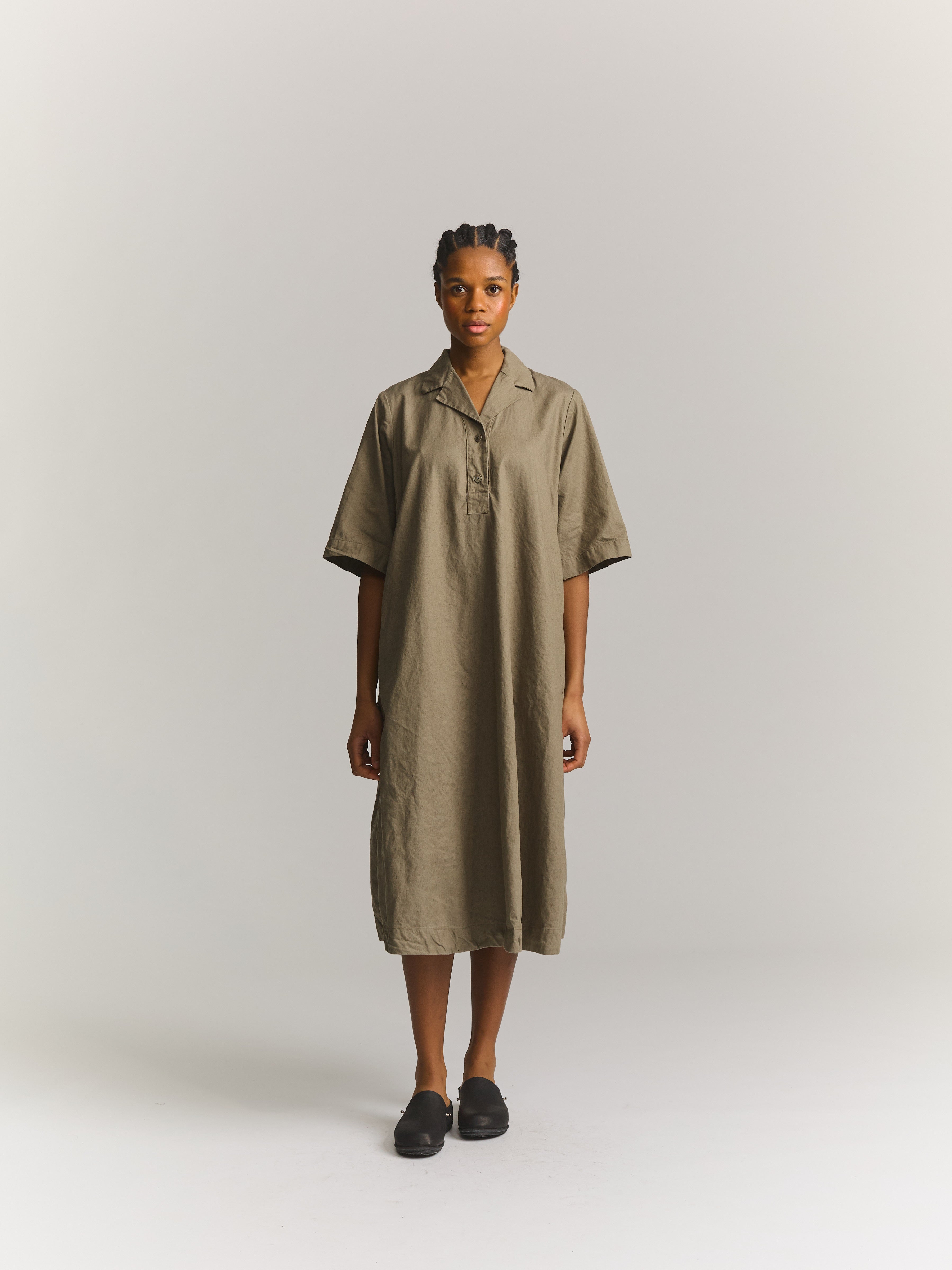 Casey Tiered Shirt Dress