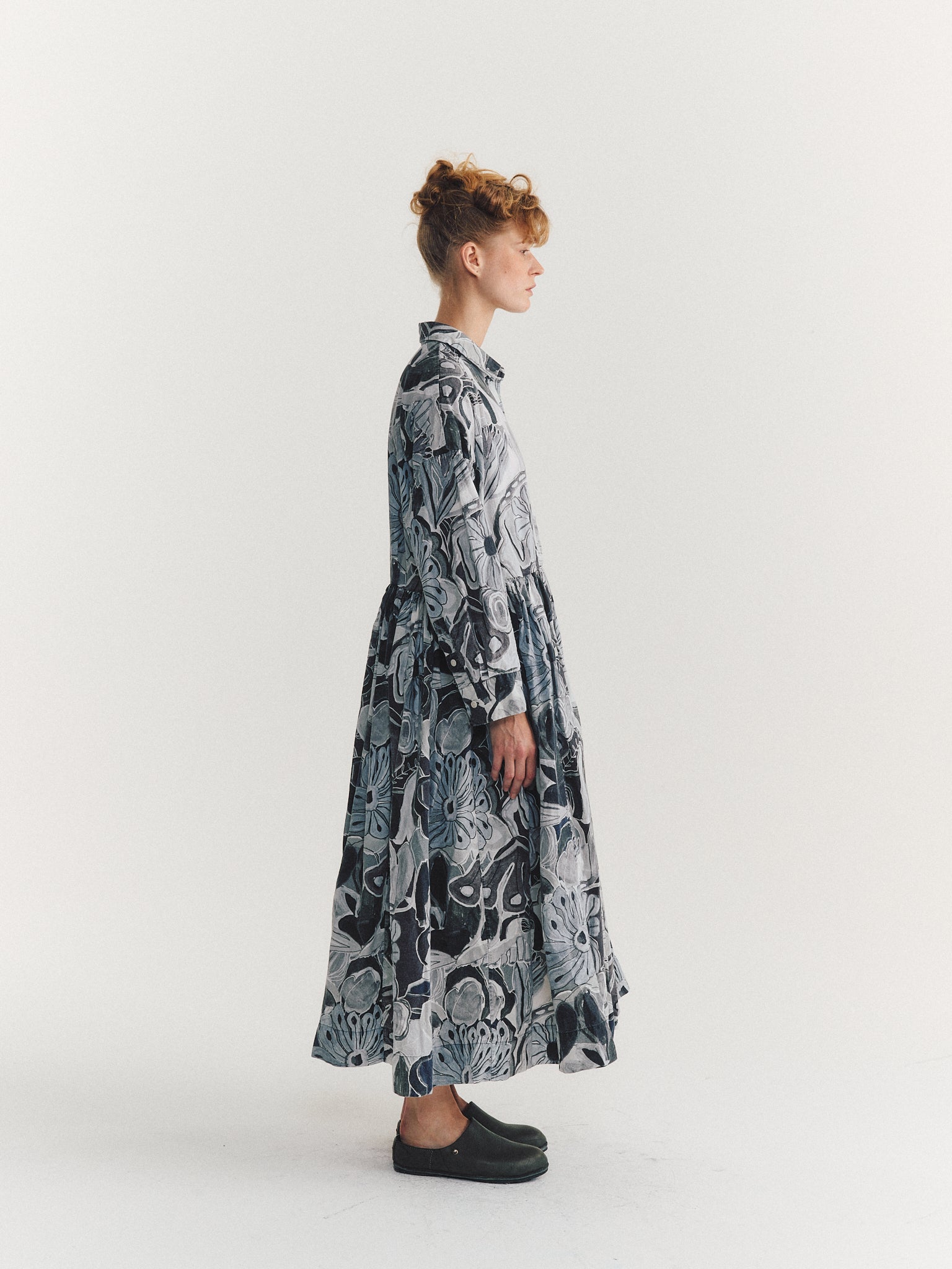 STEPHANIE DRESS - PRINT - GREYS