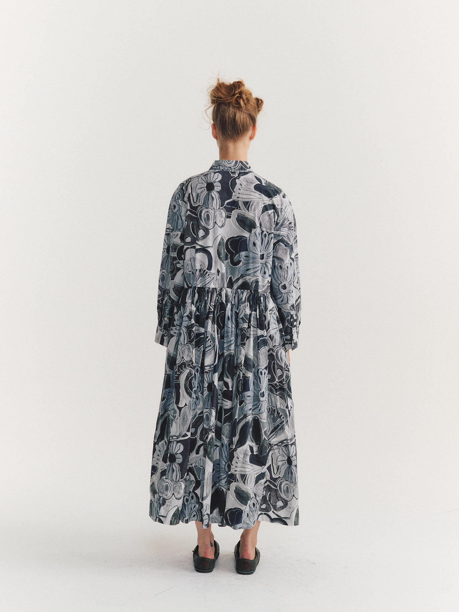 STEPHANIE DRESS - PRINT - GREYS