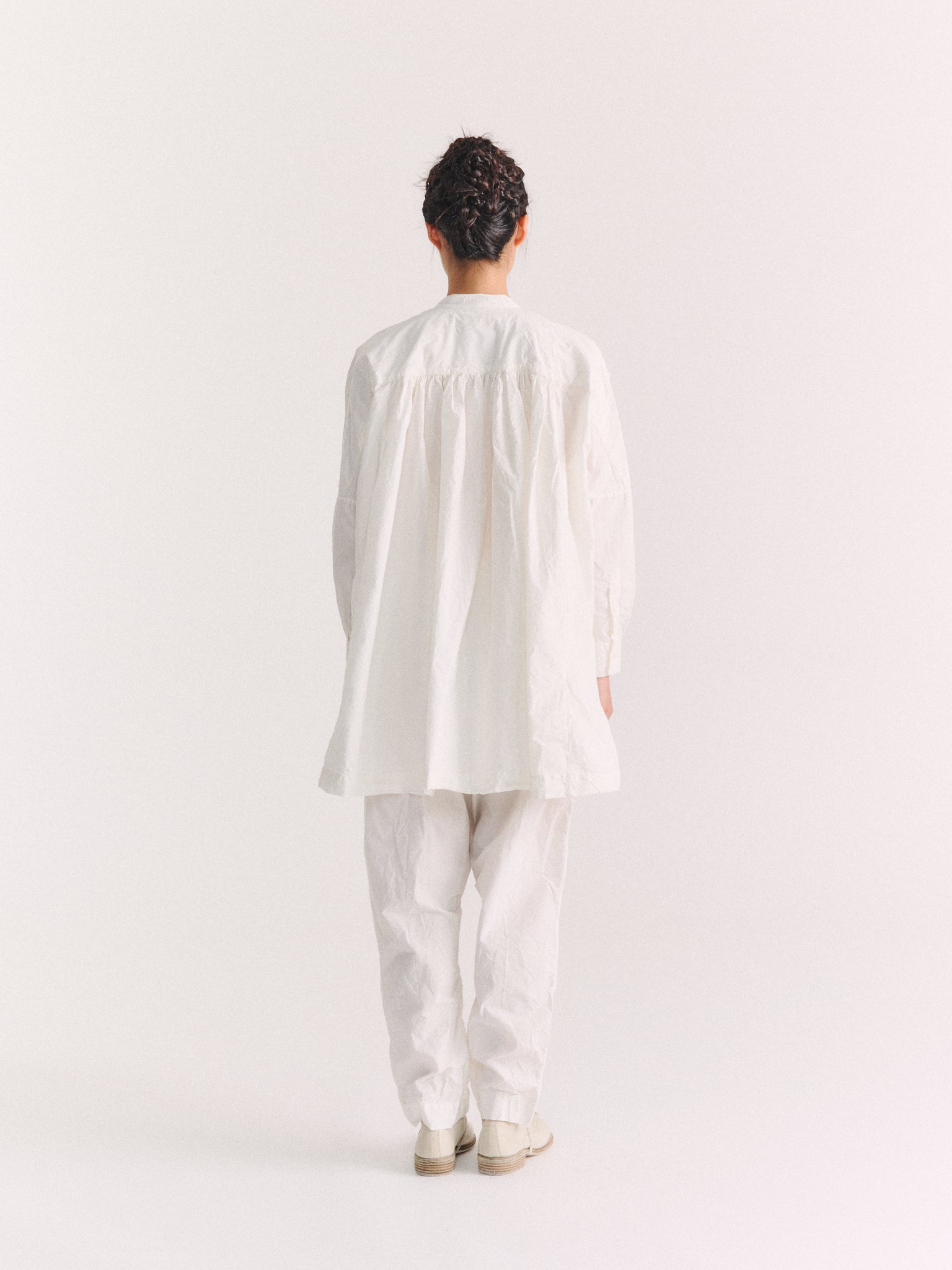 CHRYSANTHEME SHIRT - PAPER - WHITE