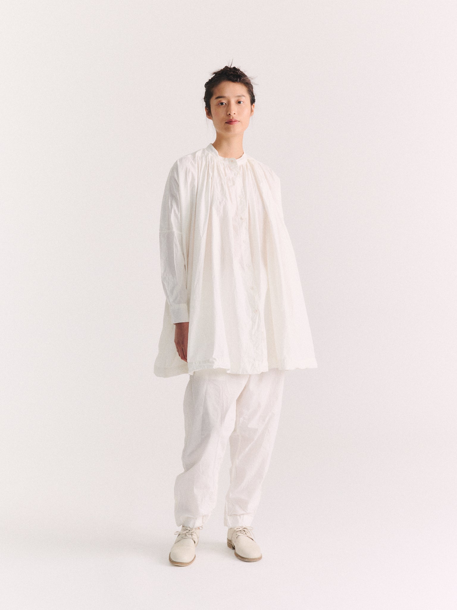 CHRYSANTHEME SHIRT - PAPER - WHITE