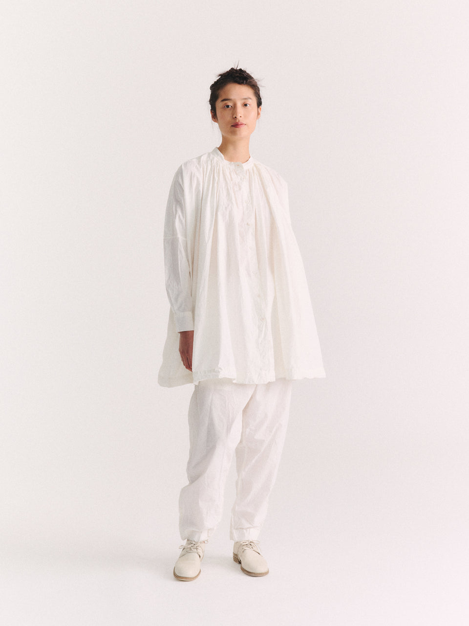 CHRYSANTHEME SHIRT - PAPER - WHITE