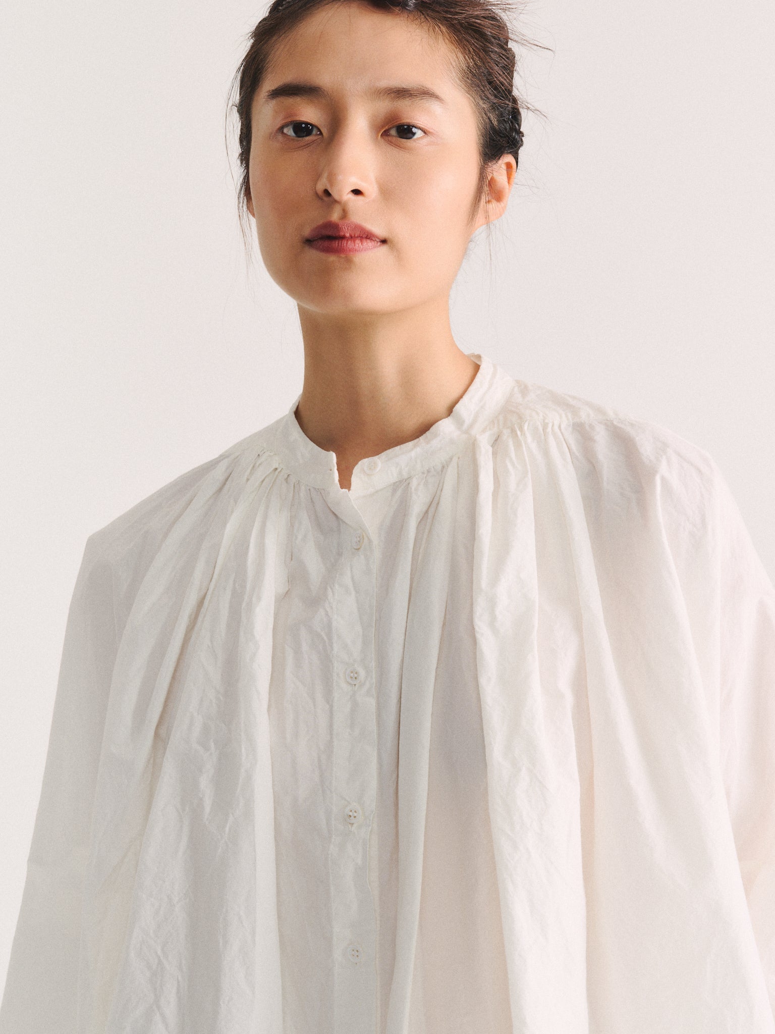 CHRYSANTHEME SHIRT - PAPER - WHITE