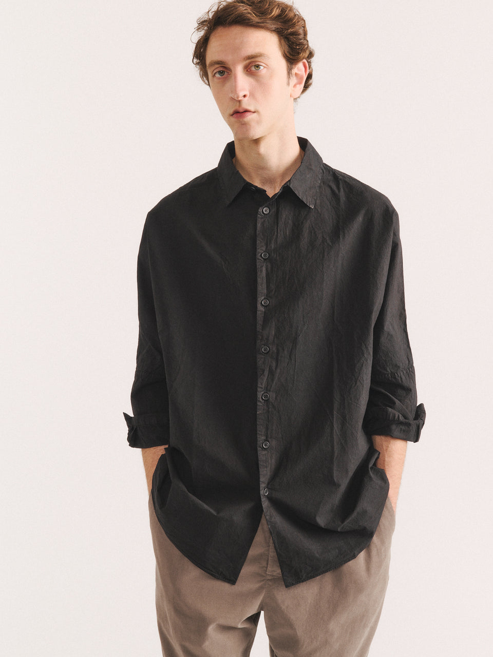 WAGA LONG SLEEVE - PAPER - BLACK