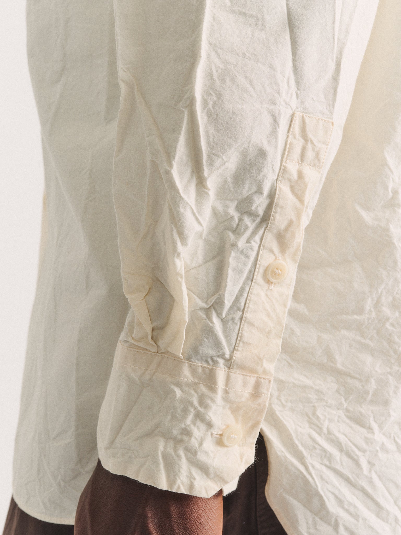 BIG RACCOURCIE SHIRT - H COT - NATURAL