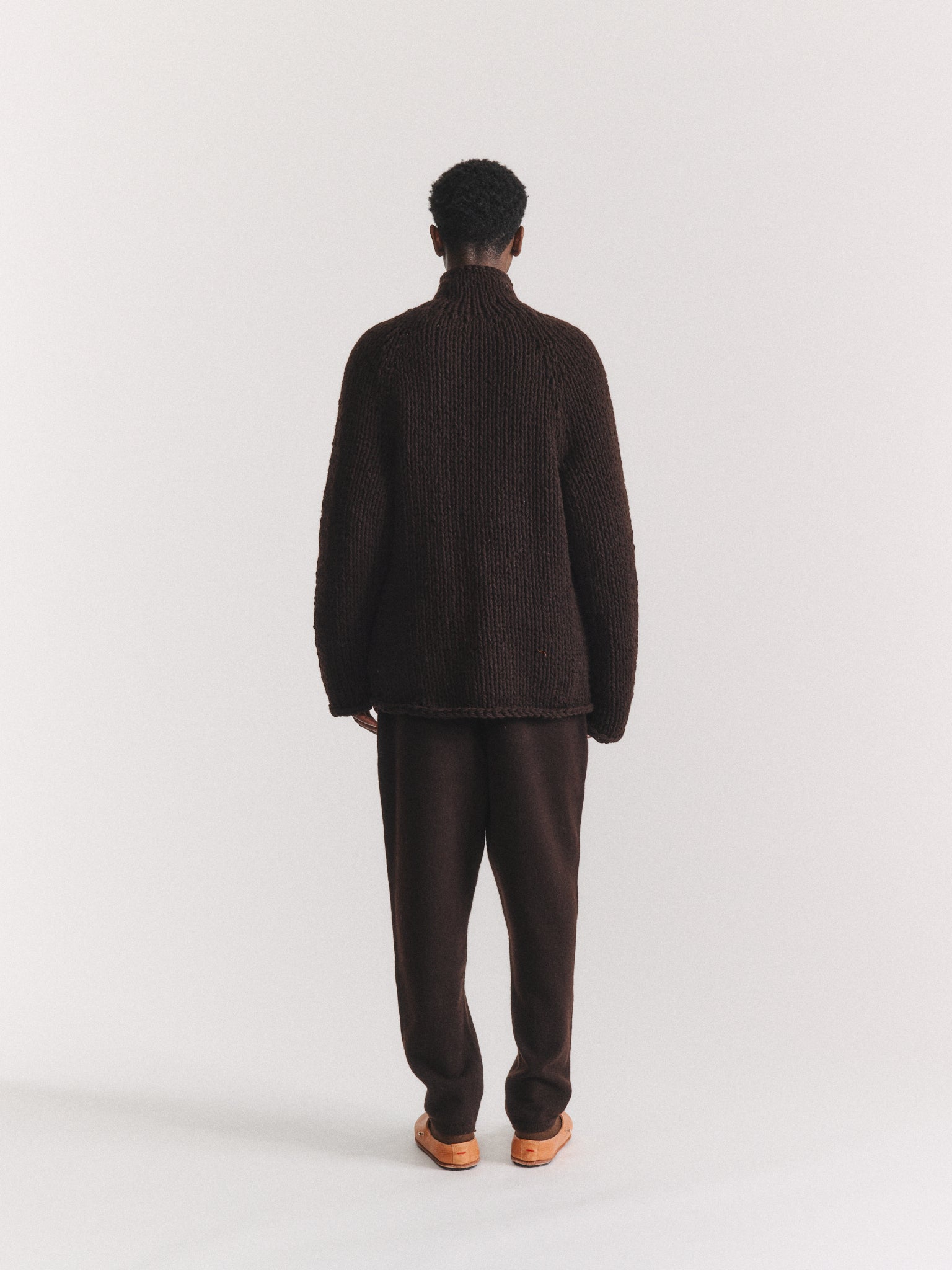 CAMILLE CARDIGAN - CHUNKY - EBONY