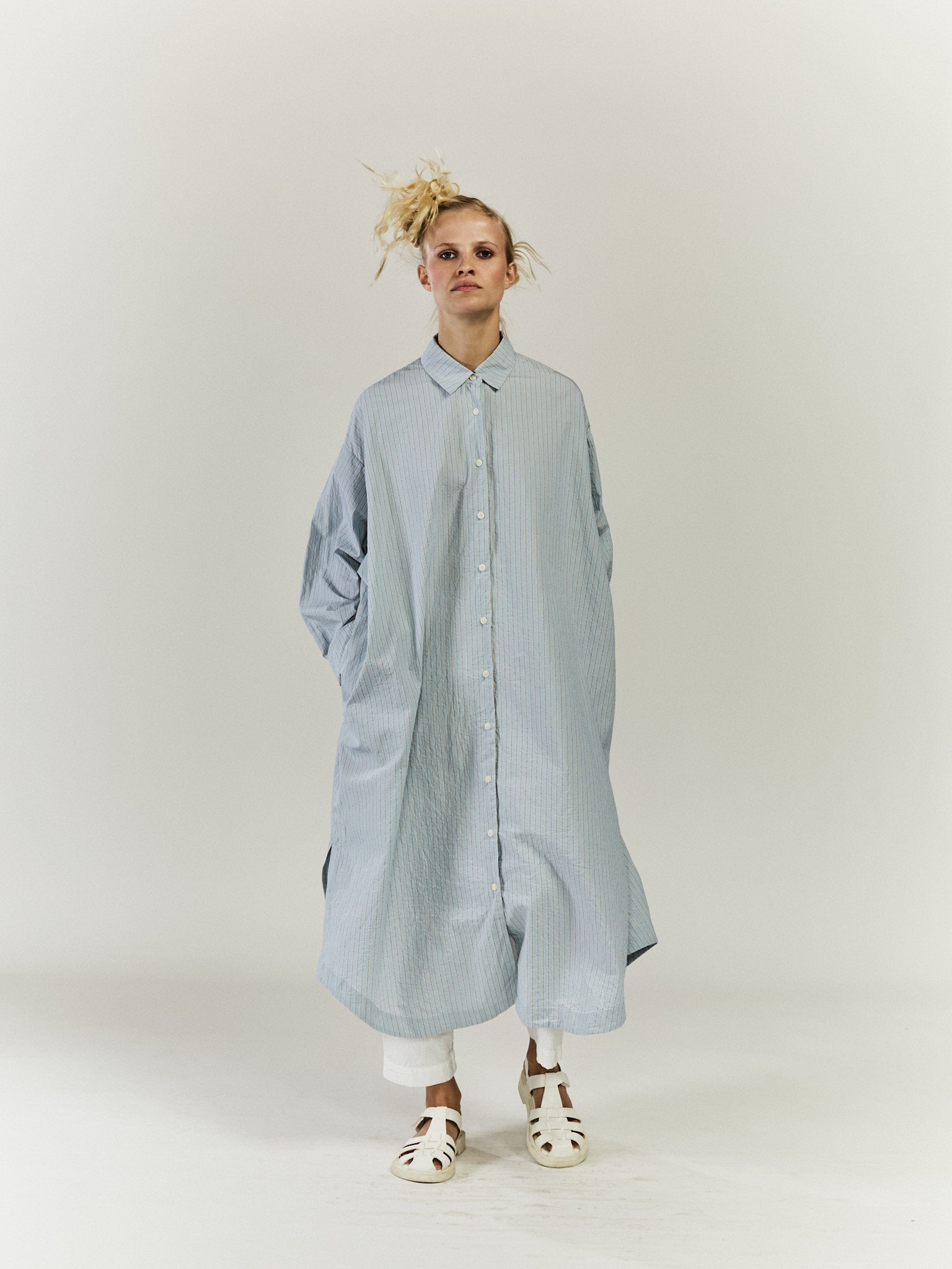 TIPPY DRESS - LIGHT PAPER - STRIPES