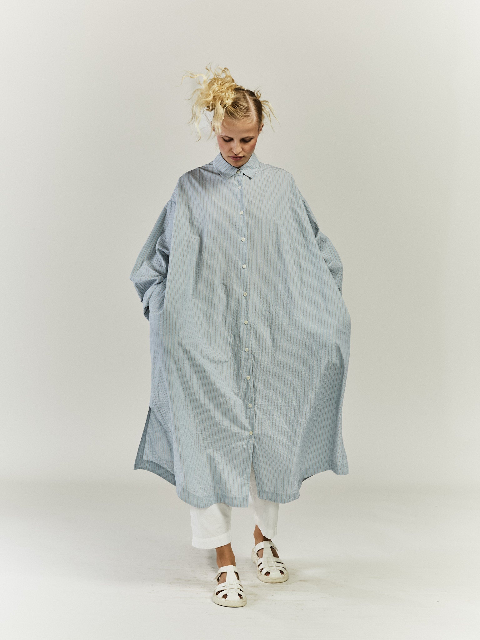 TIPPY DRESS - LIGHT PAPER - STRIPES