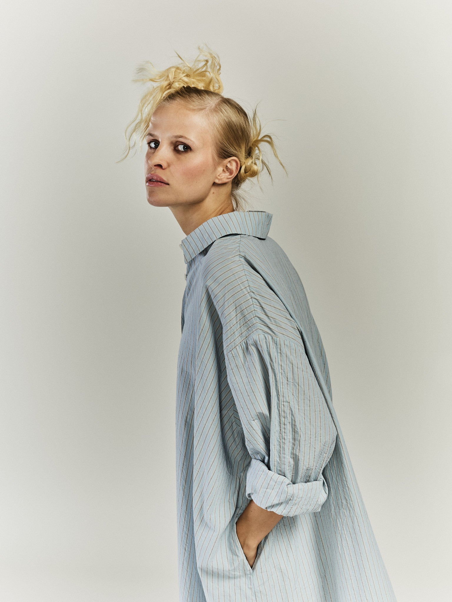 TIPPY DRESS - LIGHT PAPER - STRIPES