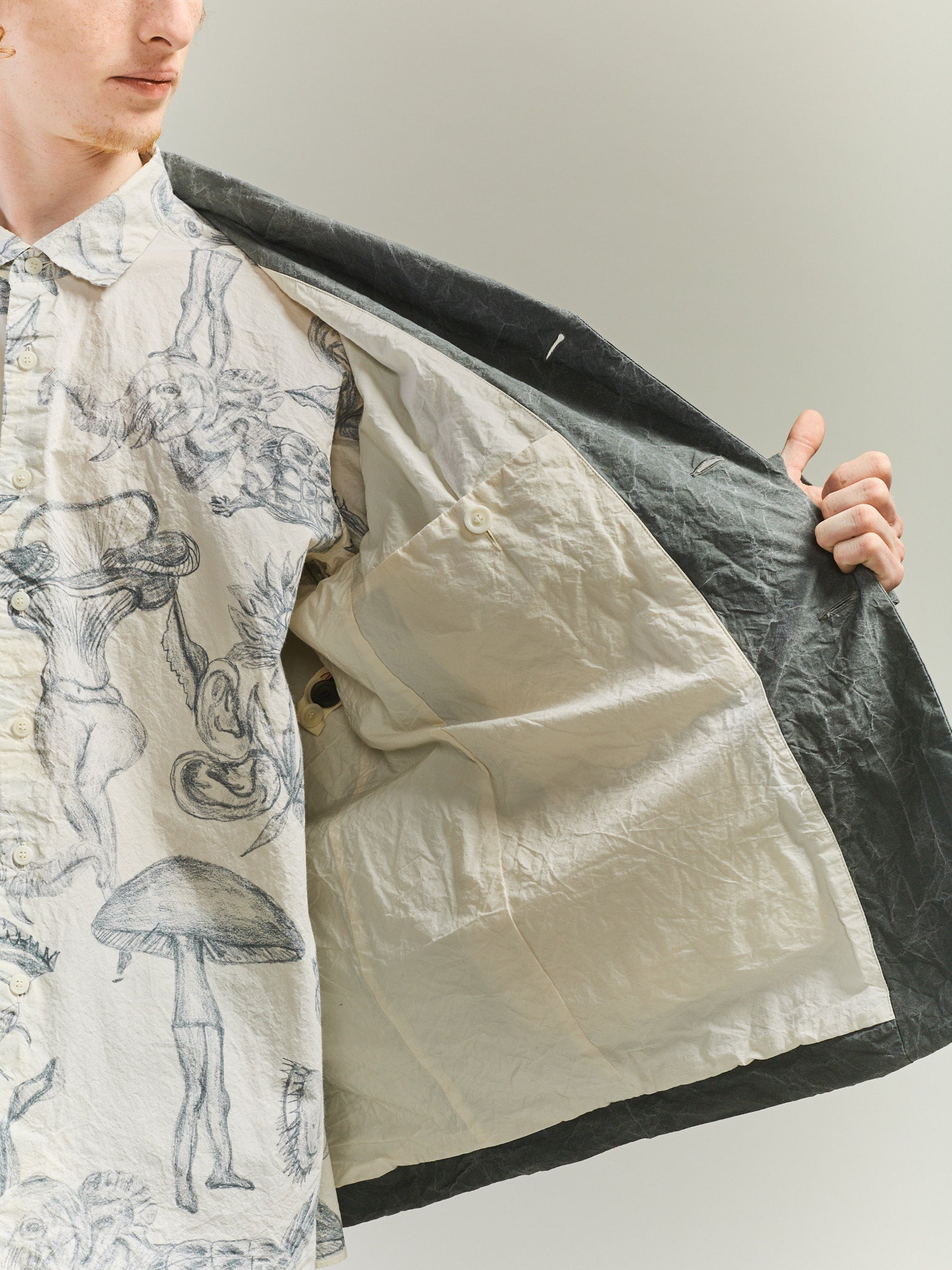 J JACKET - PIGGY - KHAKI