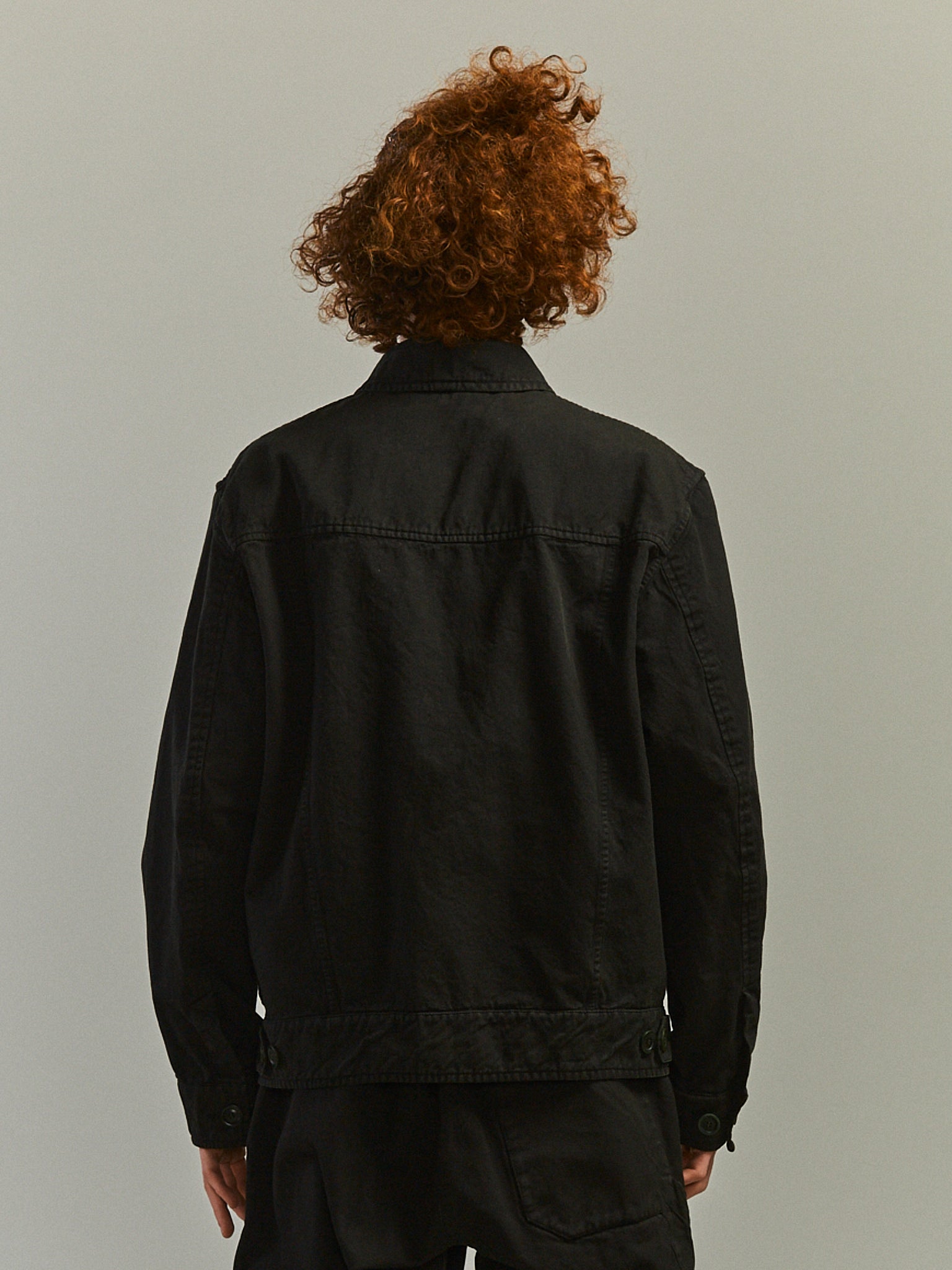 JEAN BLOUSON - DENSE TWILL - DARK KHAKI