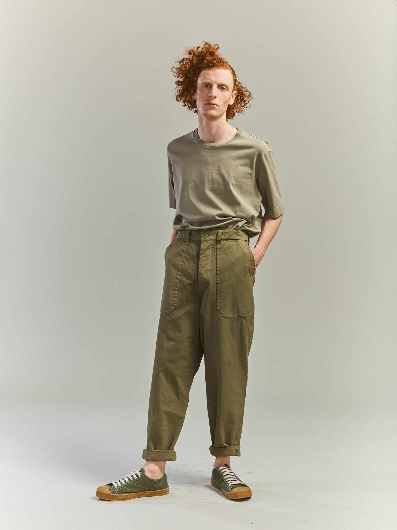 CARGO PANT - DENSE TWILL - OLIVE