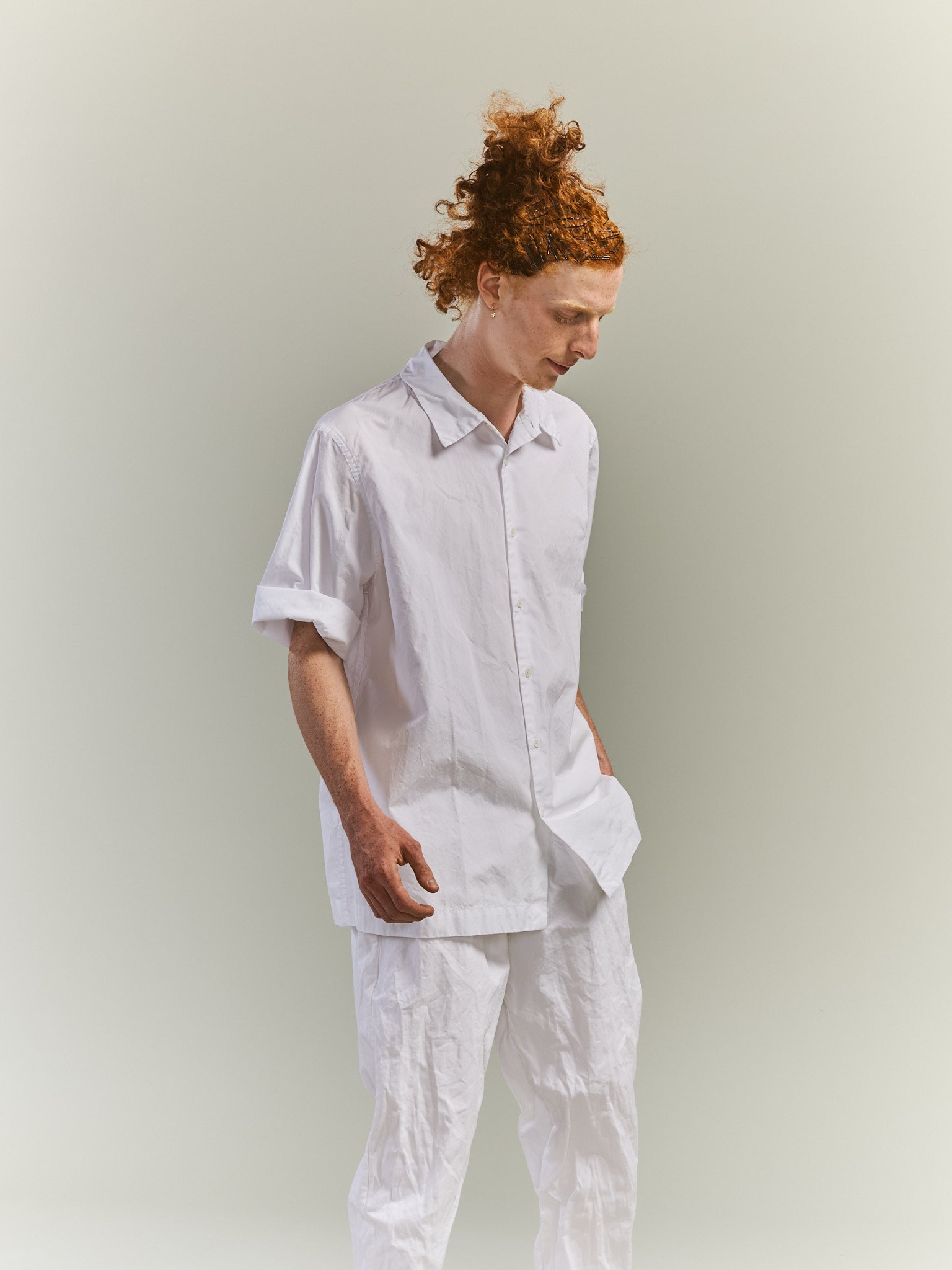 STEVEN SHIRT - COT - OFF WHITE