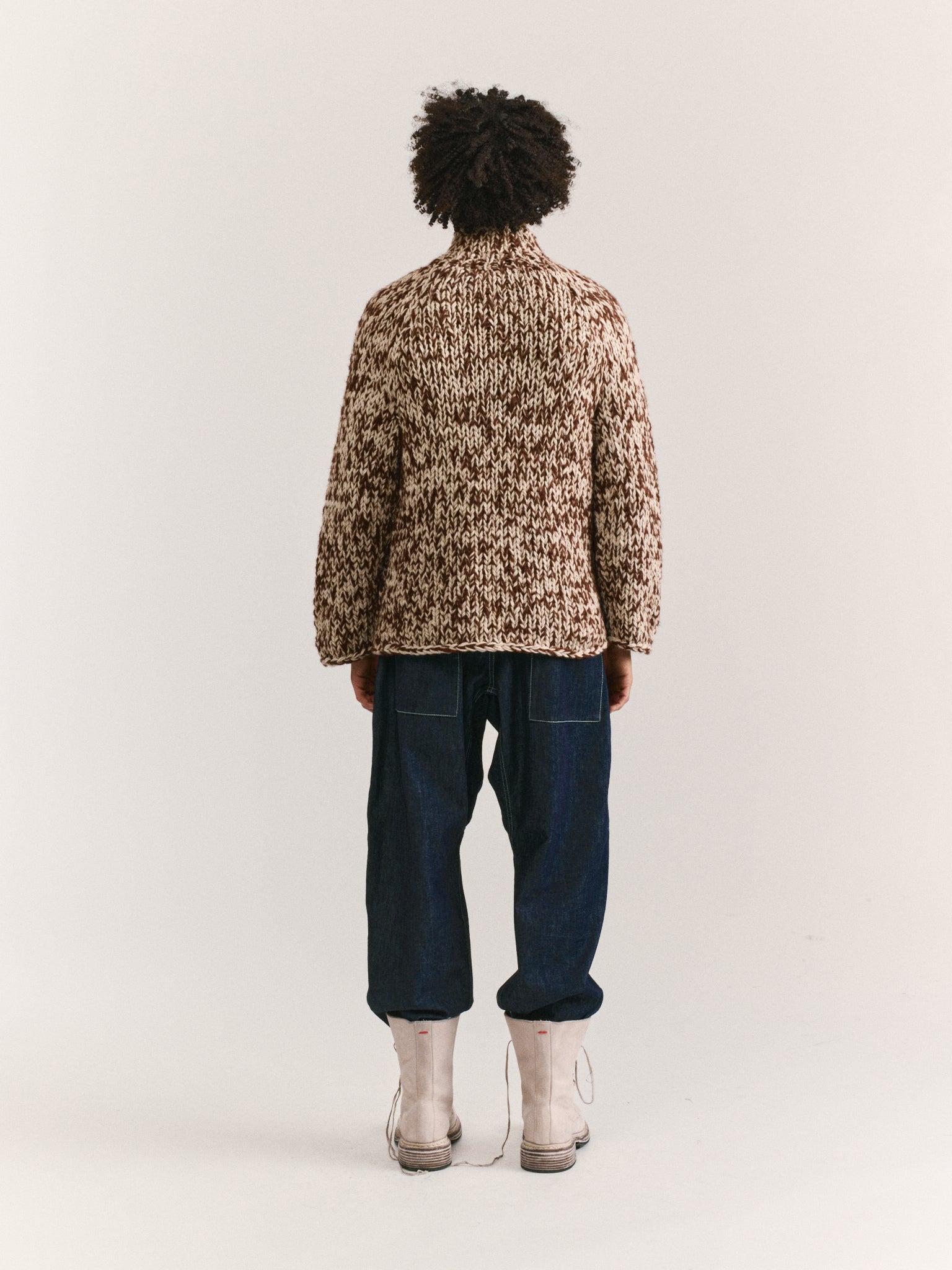 CARDIGAN - WOALP - BROWN