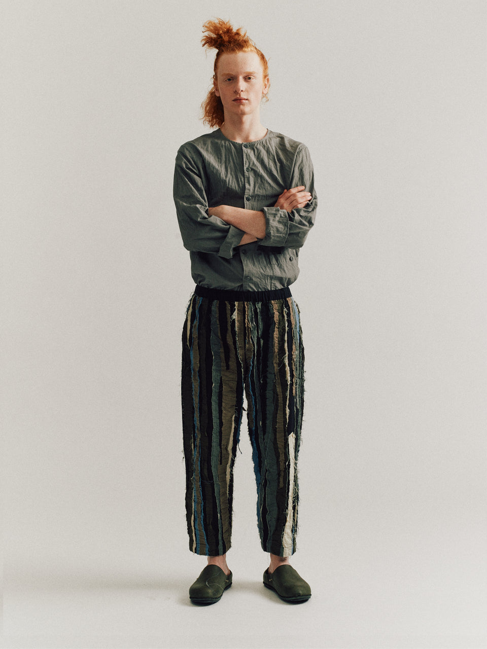 FABI PANT STRIPE PATCHWORK- PATCHWORK - AS IS