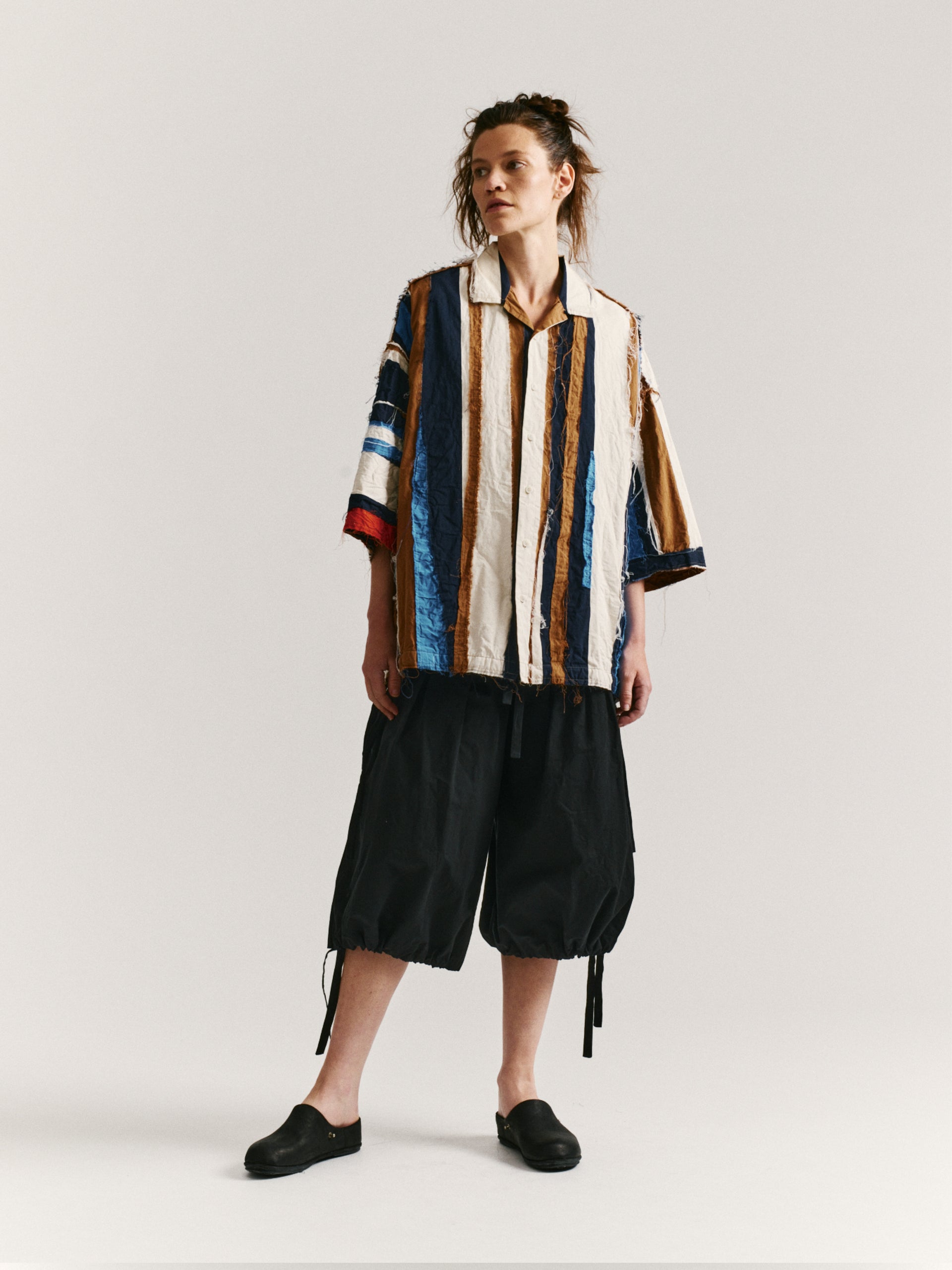 APRIL SHIRT - STRIPE PATCHWORK - AS IS