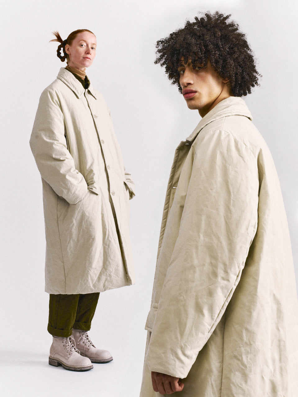 MILU COAT - H WAX - CLAY