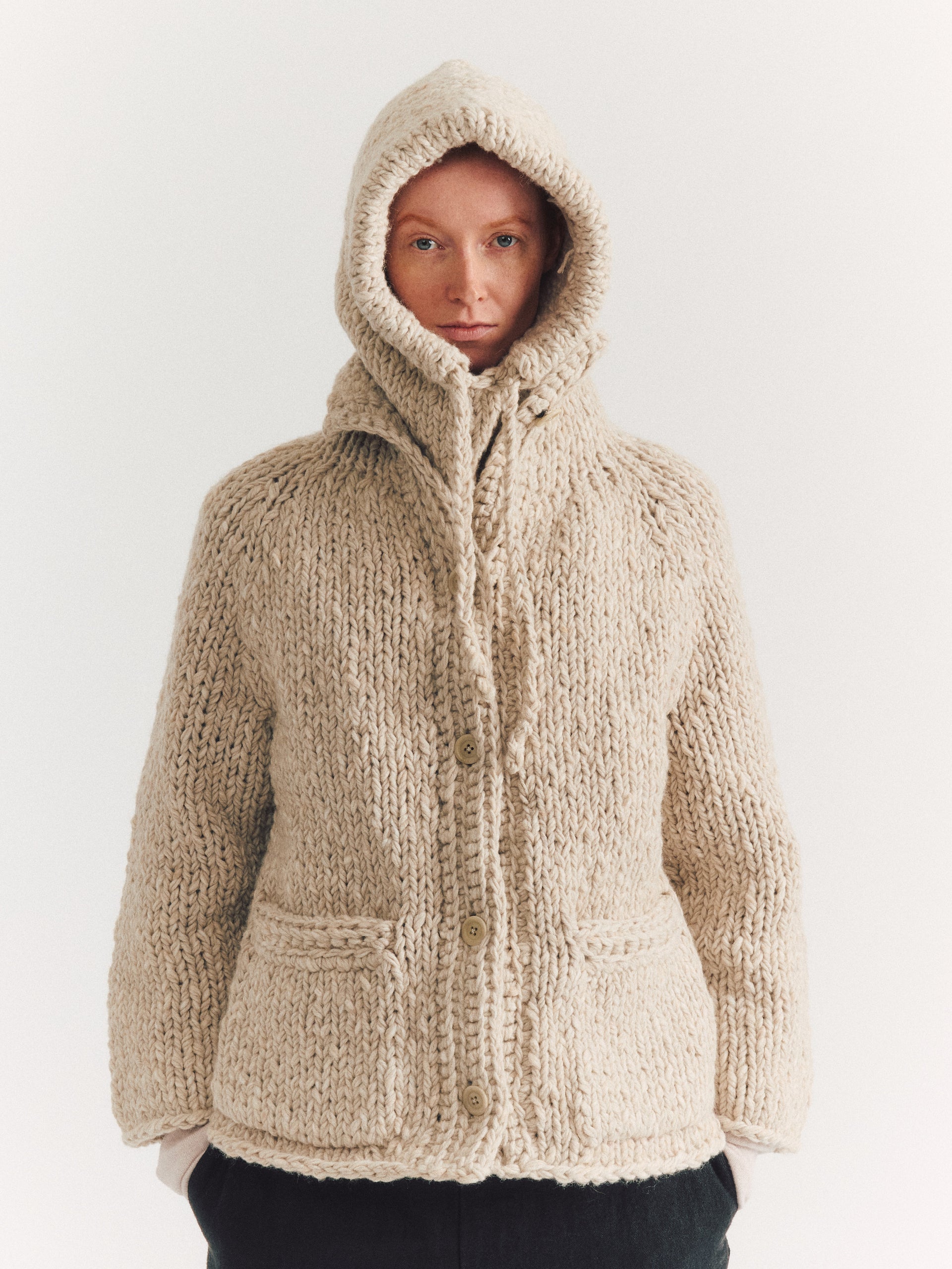 HOOD - WOALP - ECRU