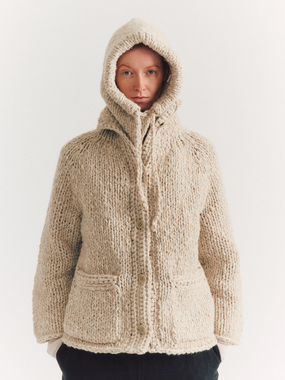 HOOD - WOALP - ECRU