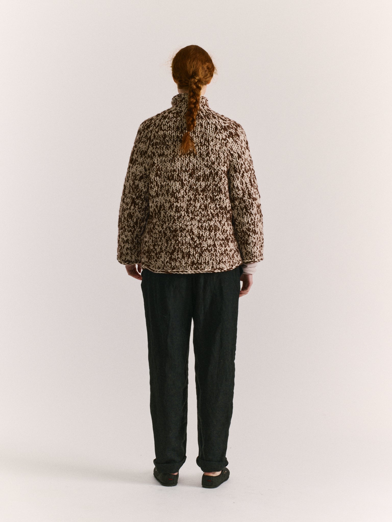 CARDIGAN - WOALP - MARRON