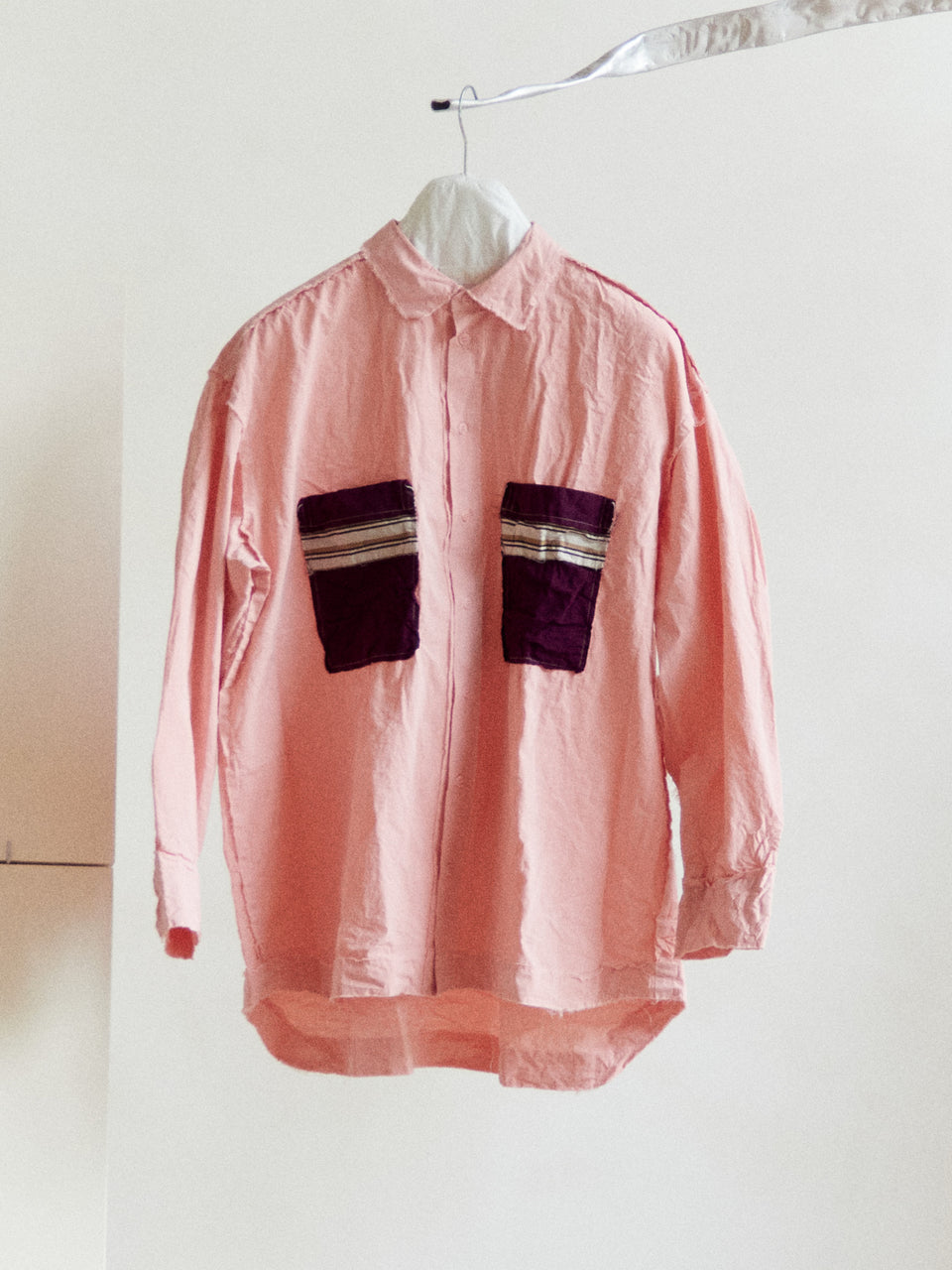 HAMNET SHIRT POCKET PATCHWORK - CAMELIA PINK