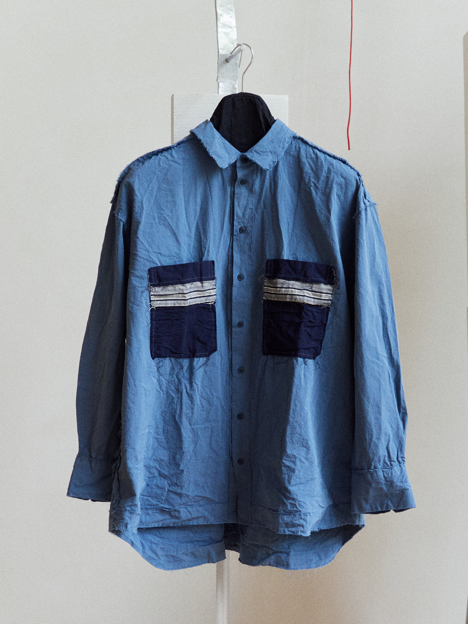 HAMNET SHIRT POCKET PATCHWORK - STORM