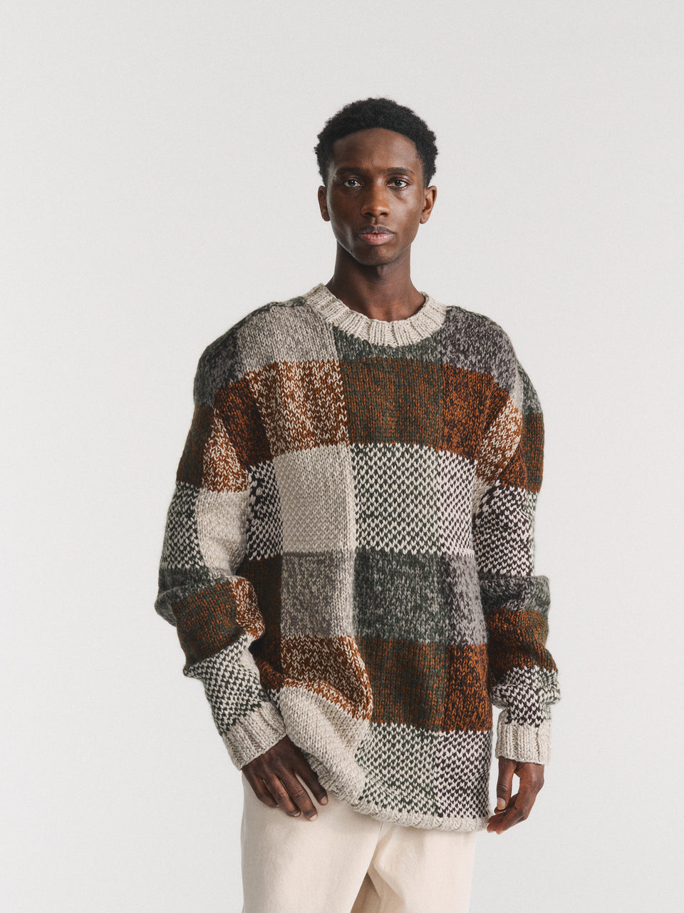 PATCHWORK JUMPER - WOALP PATCH - MIXED COLORS
