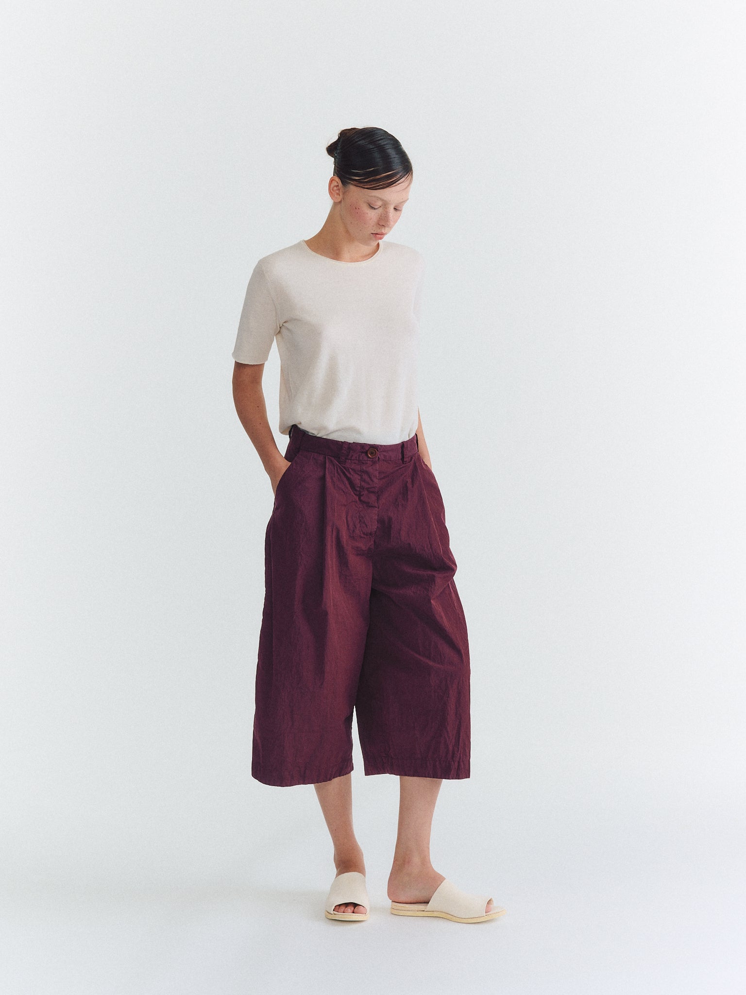 PP PANT - TAFF COT - AUBURN