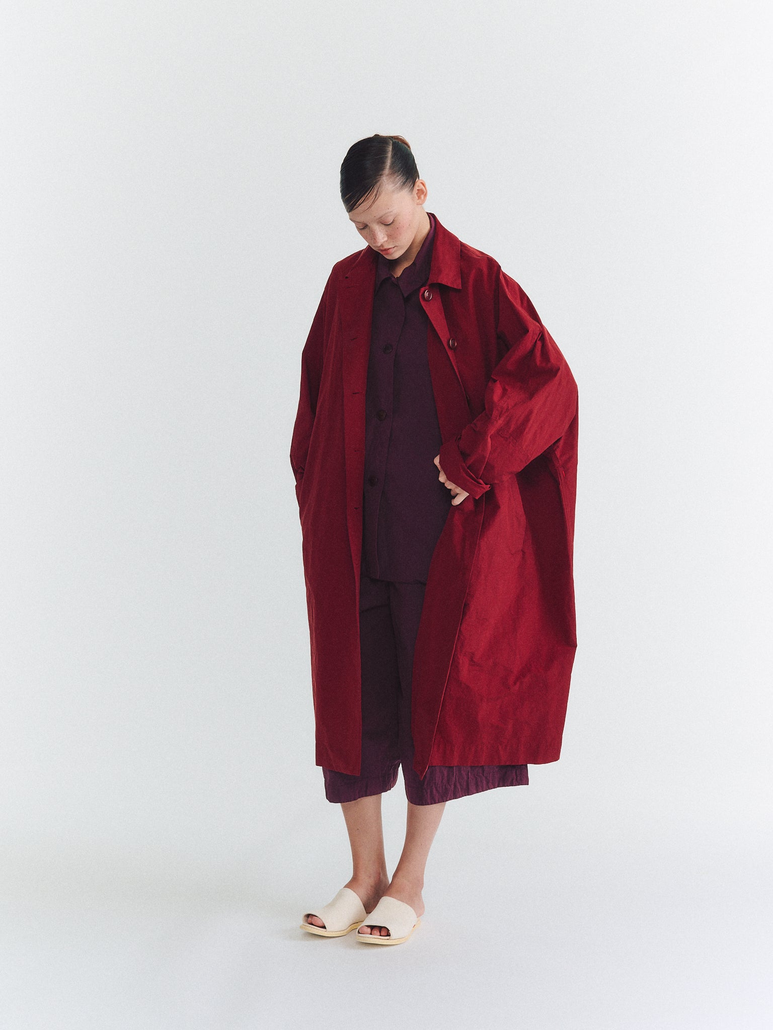 2PCS COAT -  HEAVY TAFFETA - CUORE