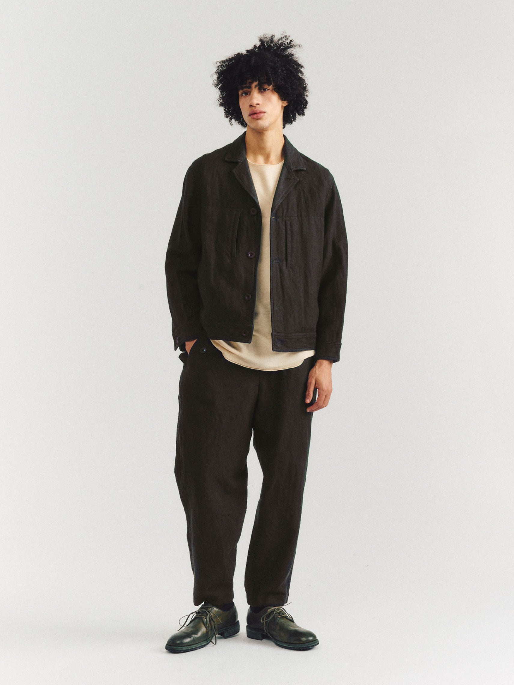 OSCAR JACKET - BAT - DARK BROWN