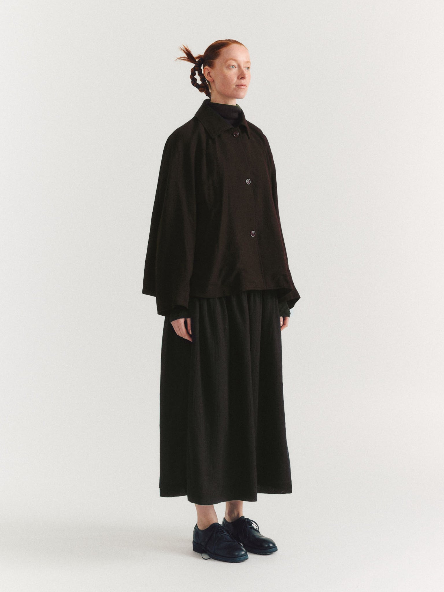 DRAYS TRAVAIL JACKET - FOSCA - DARK BROWN