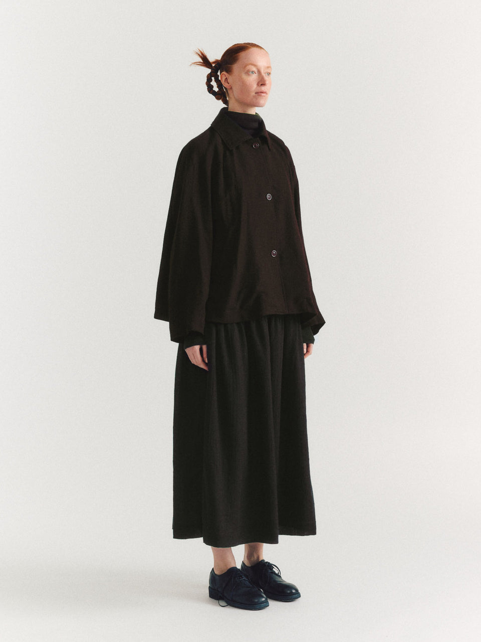 DRAYS TRAVAIL JACKET - FOSCA - DARK BROWN