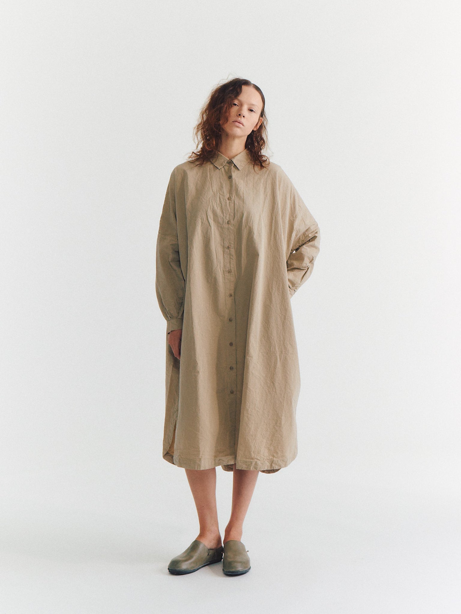 YURI DRESS - PAPER COT - OATMEAL