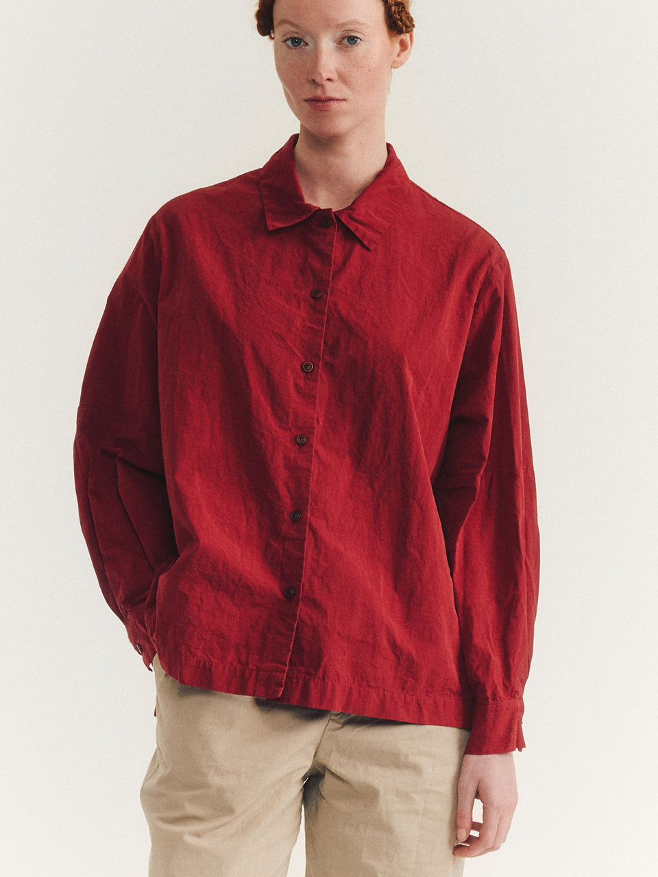 ELENA SHIRT - PAPER COT - RUSTY