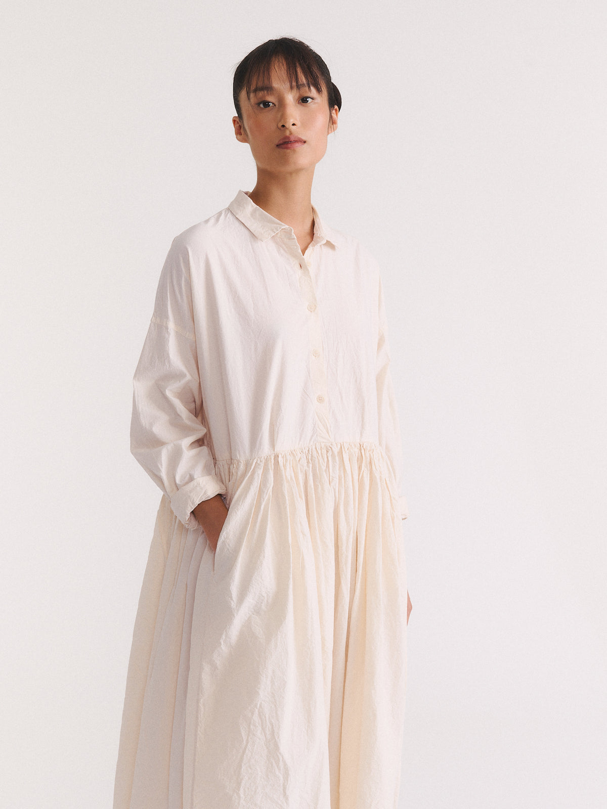 ROBE STEPHANIE - H COT - NATUREL