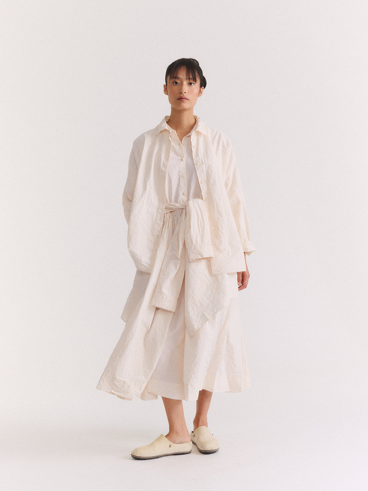 ROBE STEPHANIE - H COT - NATUREL
