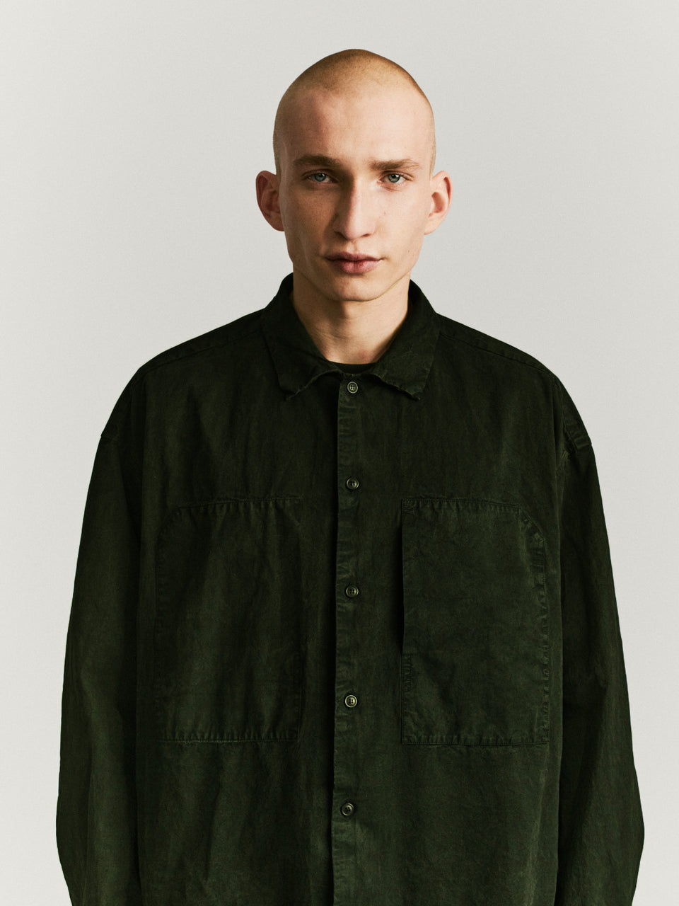 MILI VOLUME SHIRT - TOUGH COT - DARK KHAKI