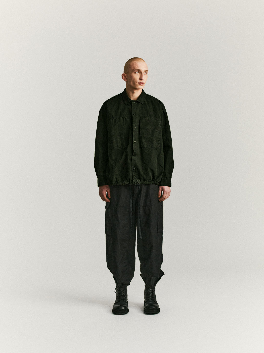 MILI VOLUME SHIRT - TOUGH COT - DARK KHAKI