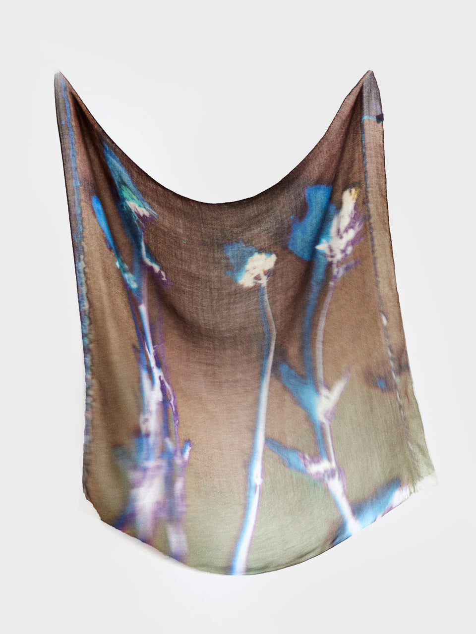 SQUARE SCARF - SERIE 1 - CASHSILK - PLANTS