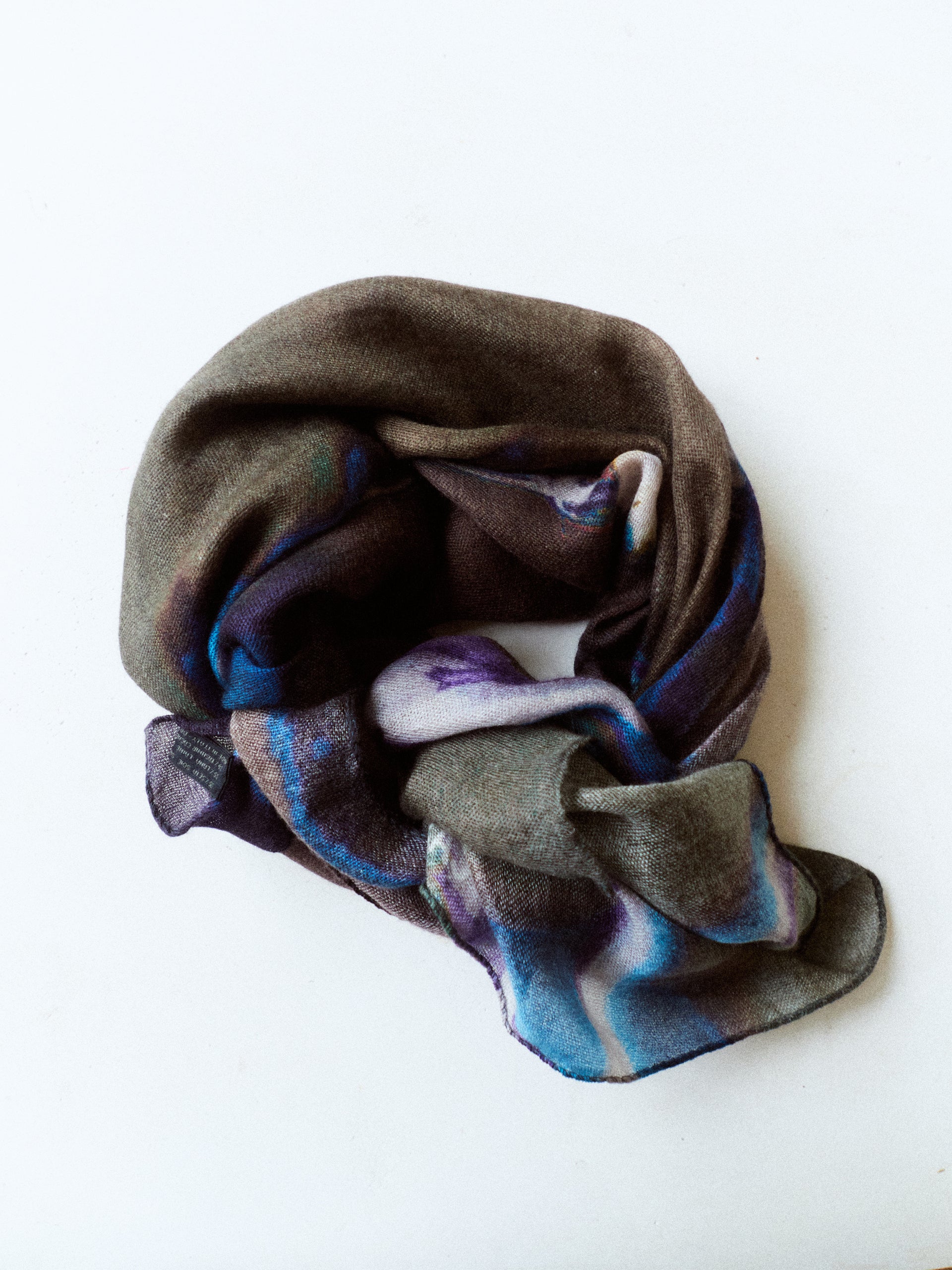 SQUARE SCARF - SERIE 1 - CASHSILK - PLANTS