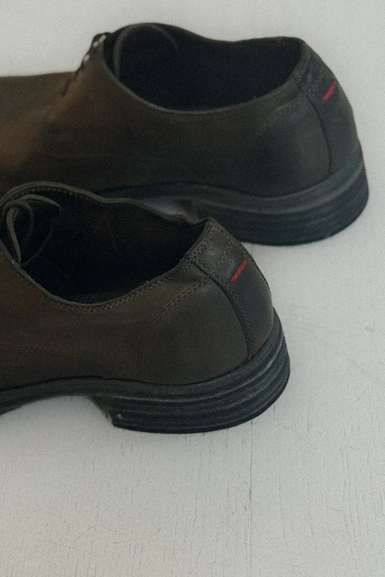 DERBIES - HORSY - KAKI FONCÉ