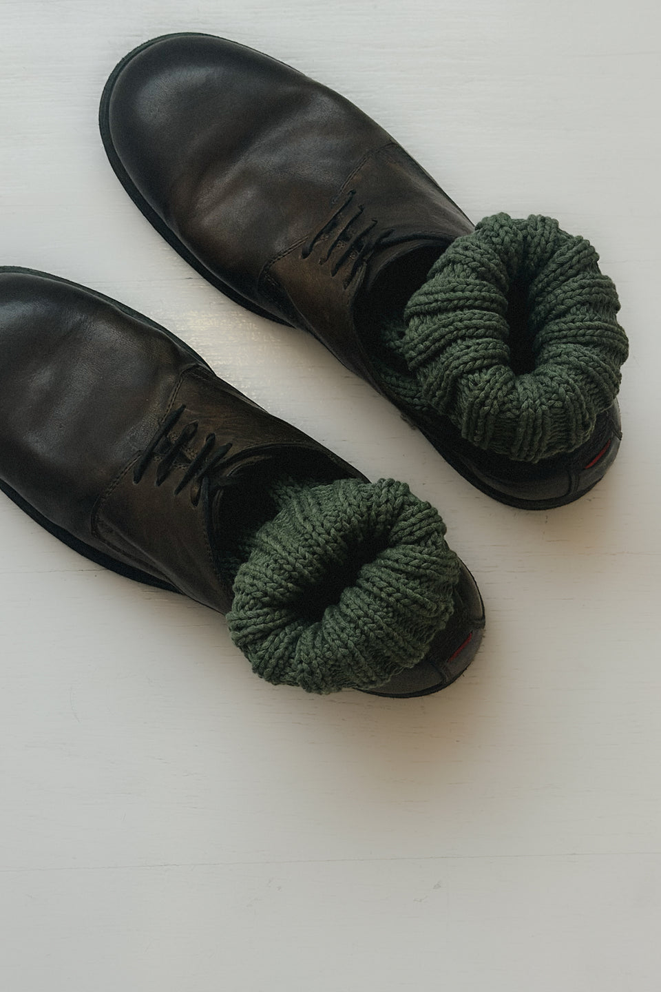 DERBIES - HORSY - DARK KHAKI