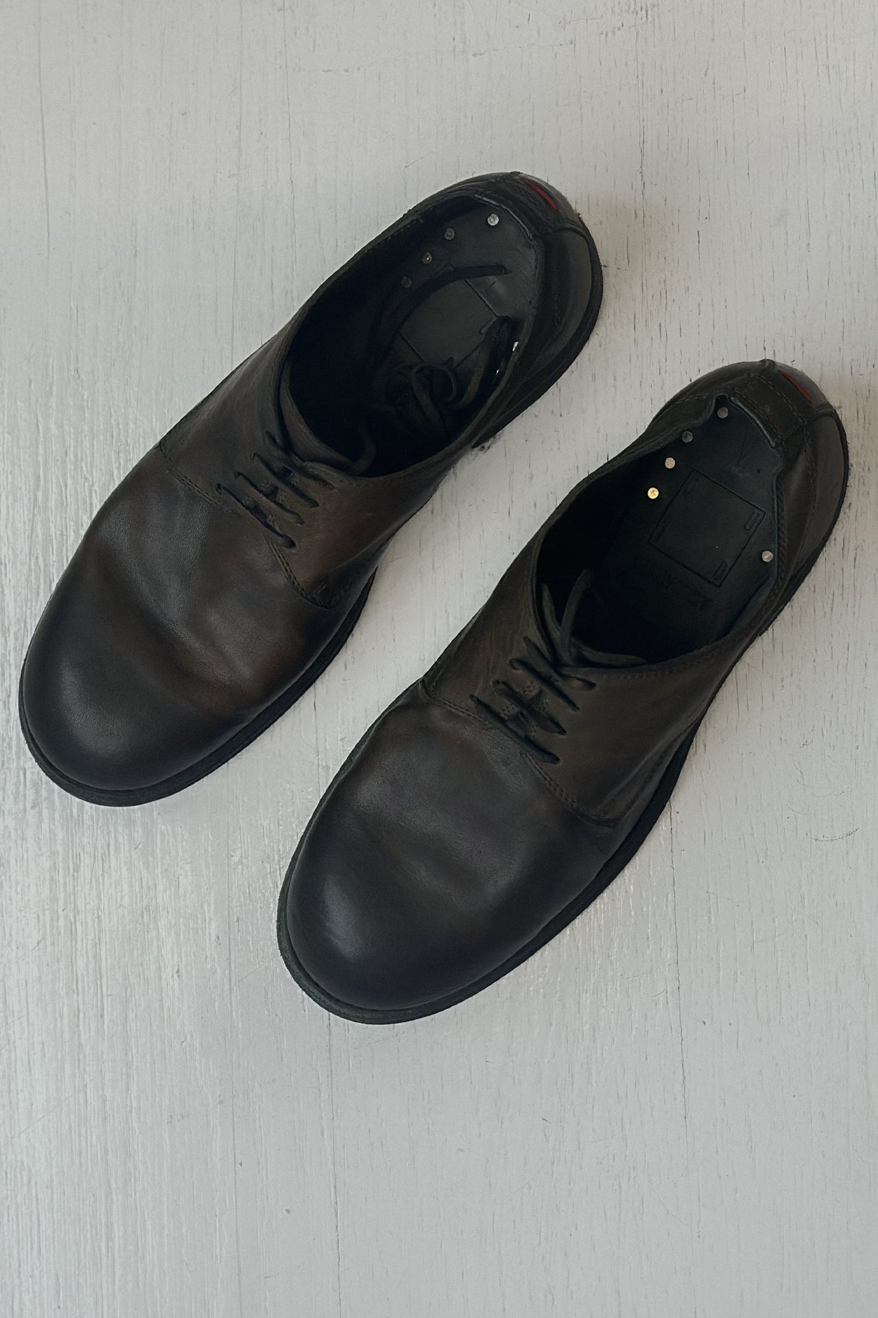 DERBIES - HORSY - KAKI FONCÉ