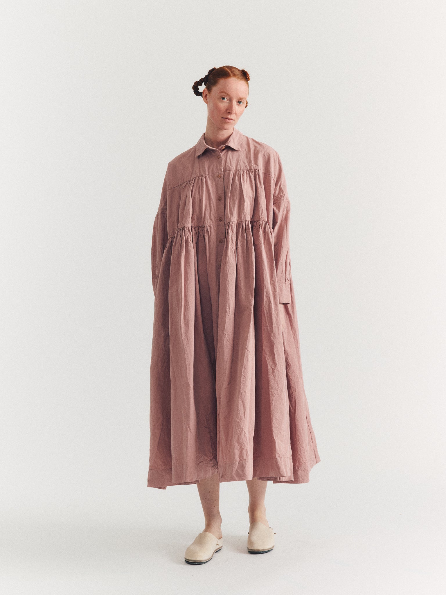 CASEY CASEY Square Dress in Ikat Pretty