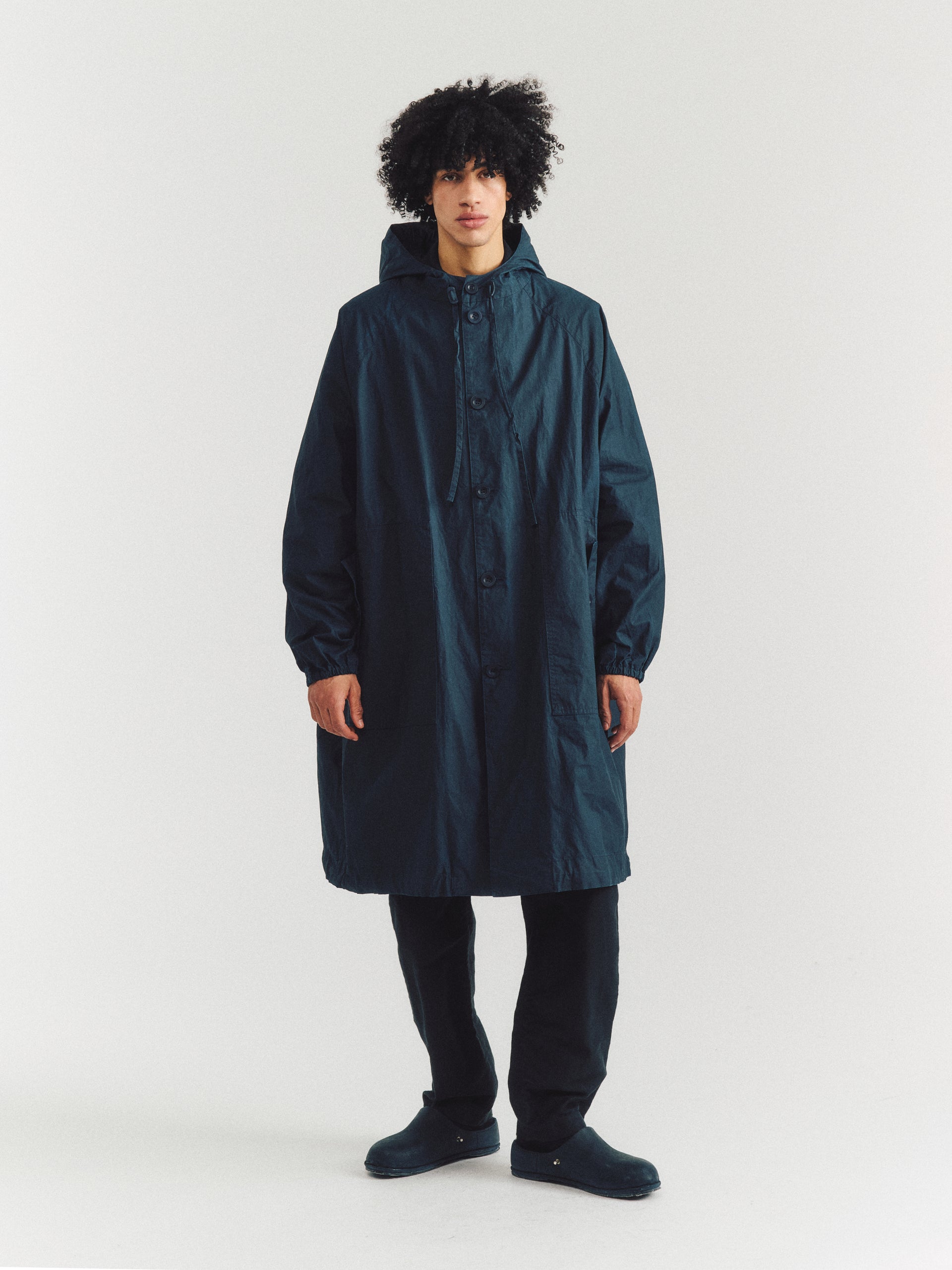 PARKA LIÈGE - PORC CIRE - BLEU MARINE