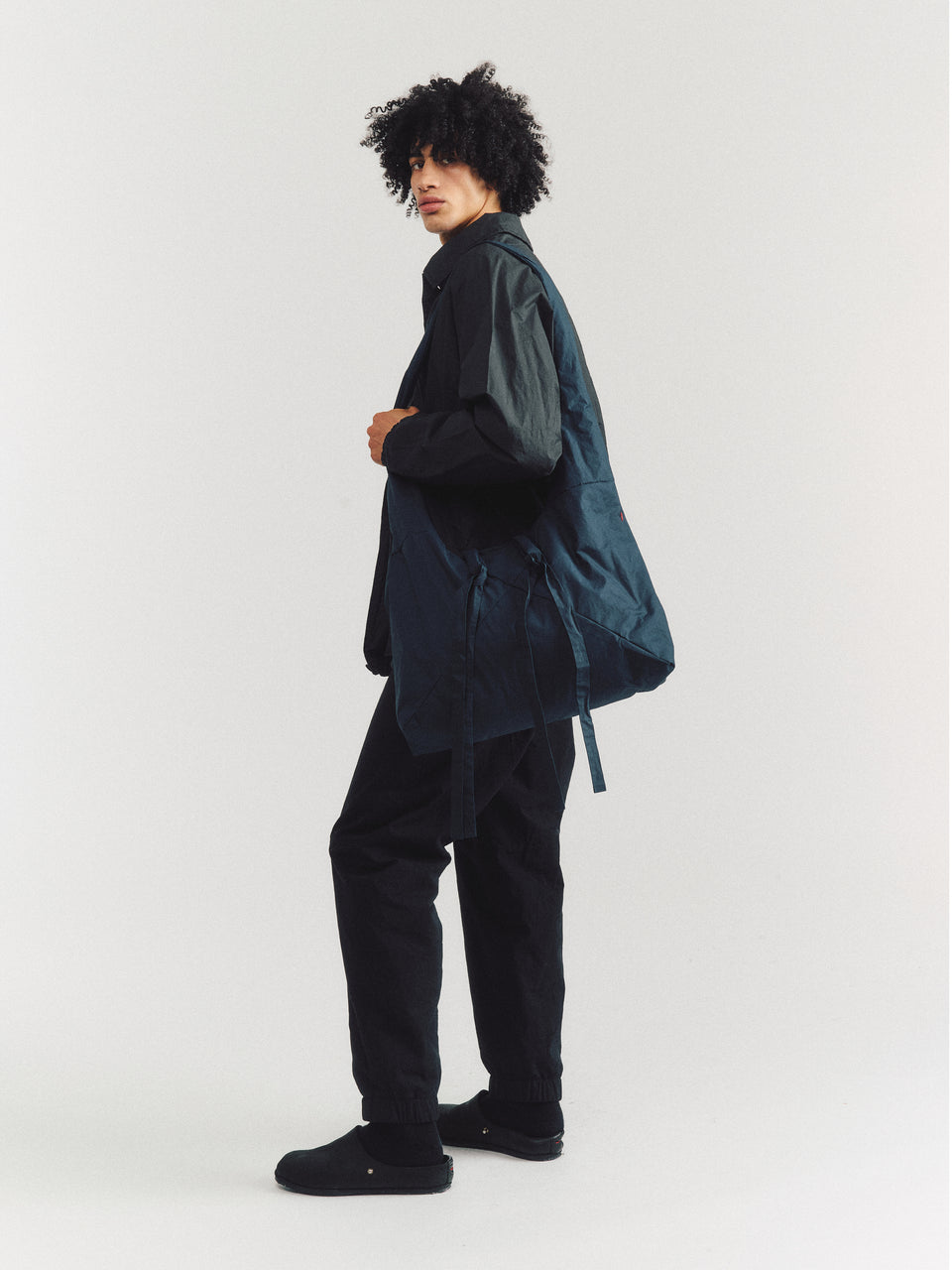 ORIGAMI BAG - PIGMENT WAX - NAVY