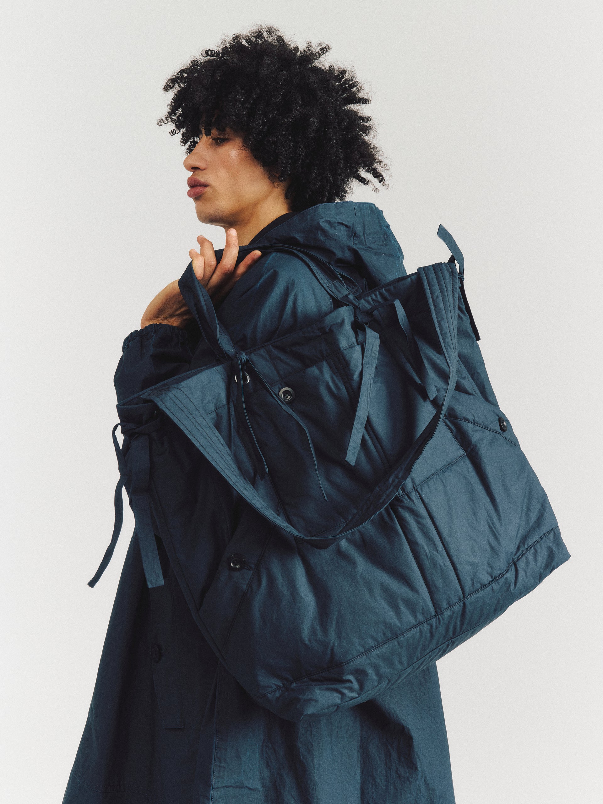 SAC CABAS MILI CARGO - PIGMENT WAX - NAVY