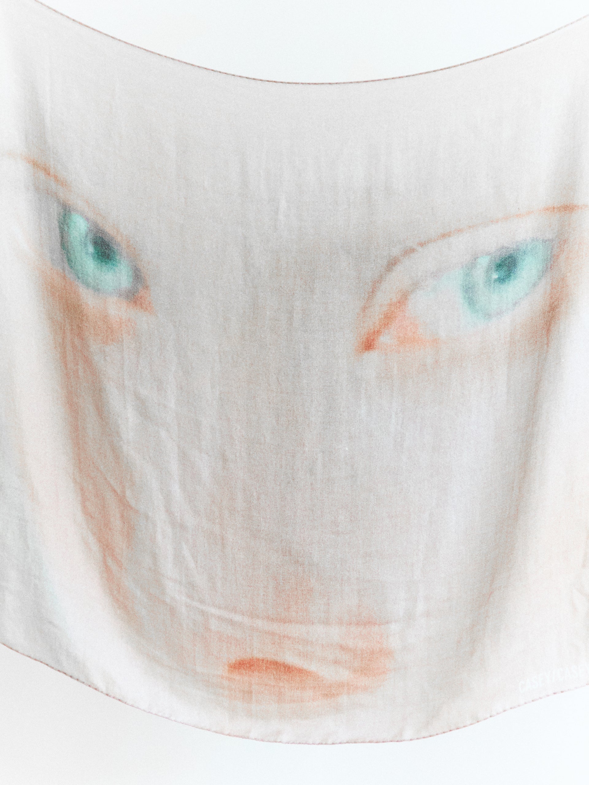 SQUARE SCARF - SERIE 1 - CASHSILK - EYES 2