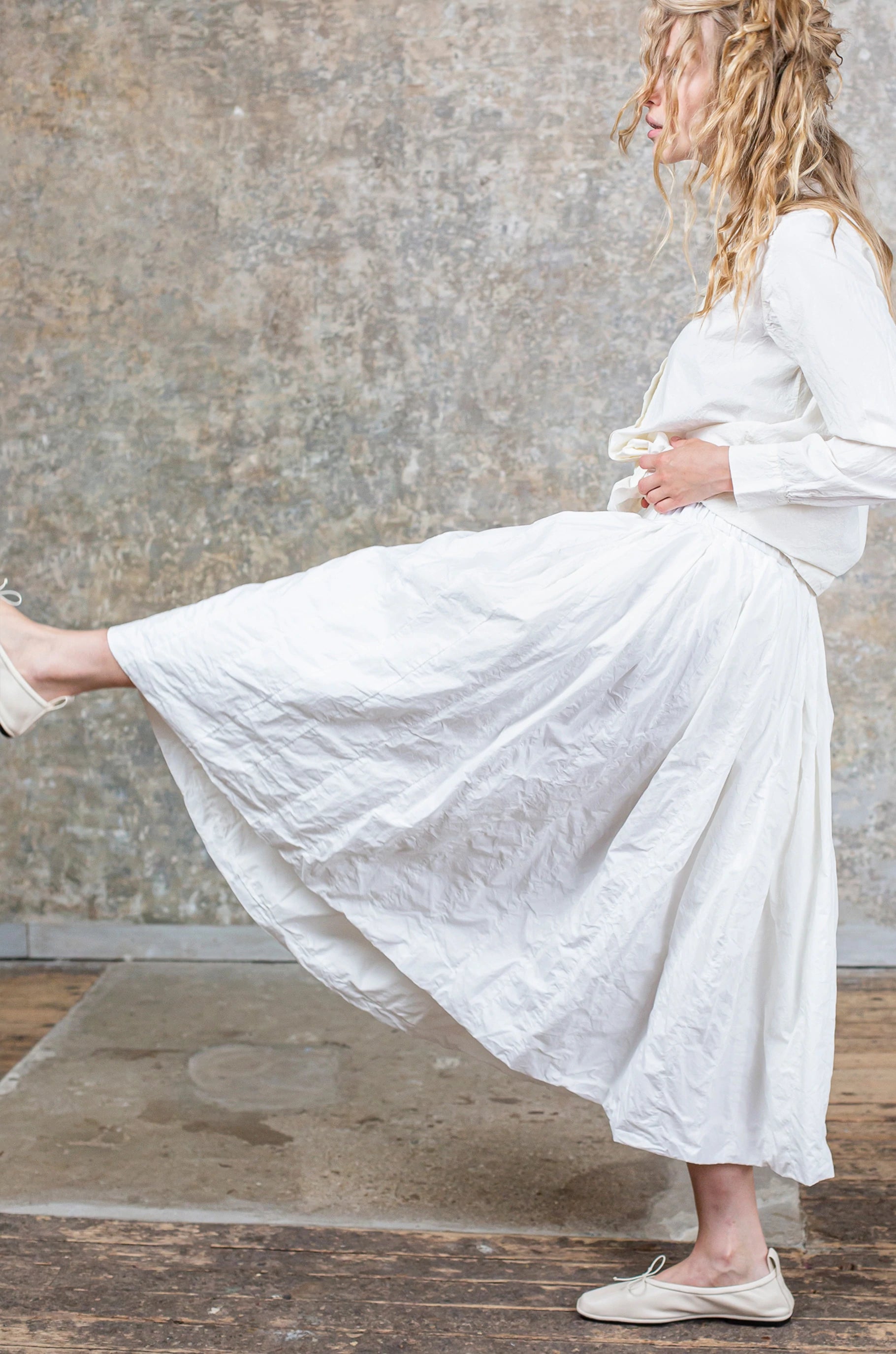 BANDE SKIRT - PAPER - WHITE